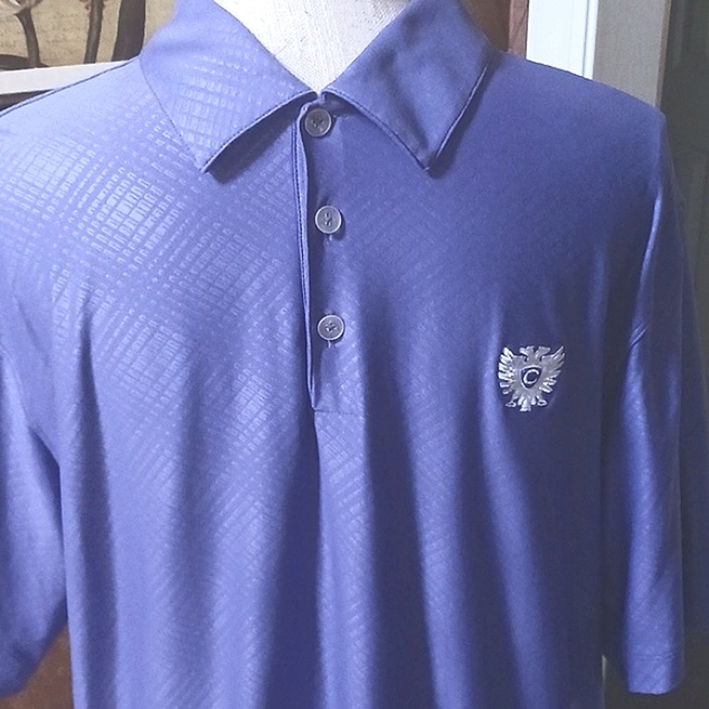 NIKE Golf Dri-Fit Short Sleeve Purple T-Shirt Size Medium